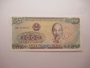 BANKNOT 1000 DONG, 1988. WIETNAM