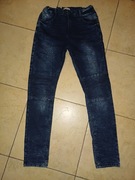 Spodnie młodzieżowe  jeansy granat r.170