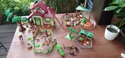 Playmobile domek leśniczego, mini zoo, króliki