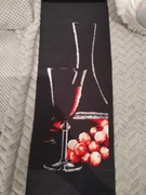 Obraz haft krzyżykowy wino czerwone