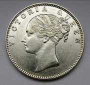 One 1 Rupia 1840 Indie Brytyjskie Queen Wiktoria