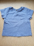 Cool Club Smyk bluzeczka T-shirt niebieska rozm.80