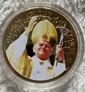 Medal Jan Paweł II Beatyfikacja  POZŁACANY