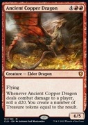 MTG -ANCIENT COPPER DRAGON- (NM) (CLB)