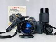 Aparat analogowy Canon T70 FD sigma 28-84 i 70-210