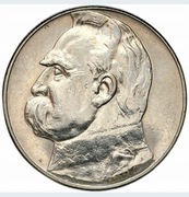 Moneta obiegowa II RP 10zl Józef Piłsudski 1934r