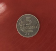 Moneta 5 groszy 1962, aluminium