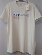 T-shirt męski koszulka L Pepe Jeans nowy biały