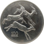 Zambia 100 kwacha 1998, KM#60