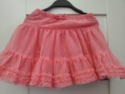 Spódnica rozkloszowana tiulowa  H&M 110 cm różowa 