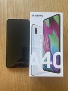 Galaxy A40 SM-A405F Biały z Kartonikiem