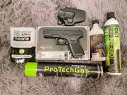 Glock 19 green gas umarex blow back asg + kabura