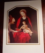 Madonna z dzieciątkiem. Karta pocztowa RFN Niemcy