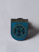 Herb miasta i gmina Młynary przypinka pin odznaka 