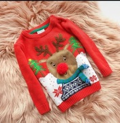 Sweter świąteczny dziecko renifer na święta