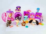 LPS Littlest Pet Shop ZESTAW 10 figurek + dodatki