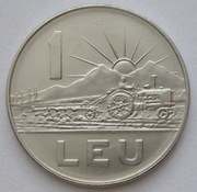 Rumunia 1 leu 1966 - stan menniczy -