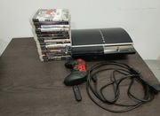 Playstation 3 + kable + pad + 16 gier!