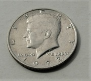 1/2 dolar 1972 half dollar Kennedy Stan!!