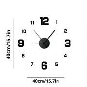 Zegar ścienny DIY naklejany na ścianę 40cm 