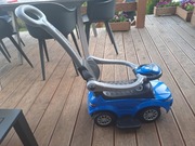 Jeździk z pchaczem auto Lean Toys, Mega Ca, 3w1, niebieskie 