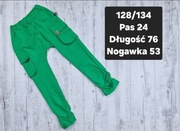 Spodnie chłopiec bojowki mimi zielony 128/134 baw