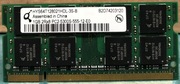 2GB(2x1GB) PC2-5300S 2Rx8 QIMONDA HYS64T128021HDL