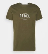 Redefined Rebel nowy t shirt khaki r. M