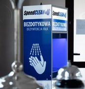 Bezdotykowy automat dezynfekcji rąk, SpeedCLEAN PL