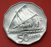 50 Centów 1990 r -   Fiji   stan !!