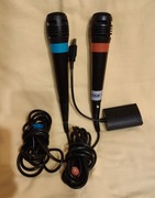 2x mikrofon do PS2, PS3+Adapter USB