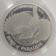 Srebrna moneta Bird od Paradise 1 oz 2022