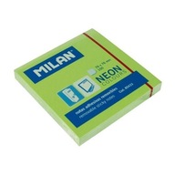 Samolepiace kartičky 76x76 neon. zelená MILAN