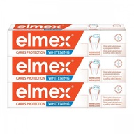 Elmex Zubná pasta Ochrana zubného kazu Bieliaca 3x 75 ml