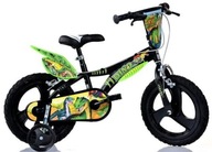 Detský bicykel Dino T.Rex koleso 14 " zelená