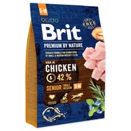 BRIT PREMIUM BY NATURE 3kg SENIOR S+M