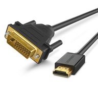 UGREEN ADAPTER KABEL PRZEWÓD PRZEJŚCIÓWKA WIDEO HDMI DO DVI FULL HD 60HZ 2M