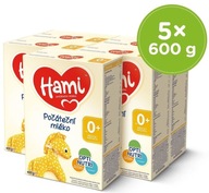 Hami 0+ počiatočné dojčenské mlieko 5x 600 g