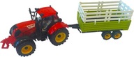 Mac Toys Traktor s platformou červený