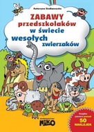 Zabawy przedszkolaków w świecie wesołych zwierzaków