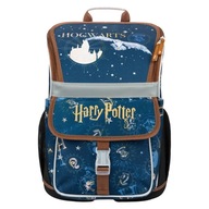 Školský batoh jednokomorový Harry Potter BAAGL čierny, Odtiene modrej 18 l