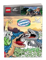 Park Jurajski Jurassic World kolorowanka z naklejkami