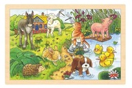 Puzzle Goki 24 dielikov Zvieratká na vidieku 4013594578905