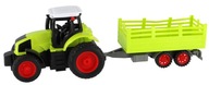 Teddies RC traktor s plastovým ťahaním 38cm 27MHz