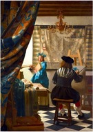 Puzzle Johannes Vermeer, Alegória maľby 1000 dielikov.