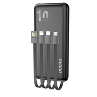 K6Pro Power Bank 10000mAh 2x USB + kabel USB / USB-C / Lightning / Micro US