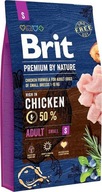 Brit Premium By Nature Adult Small Chicken Sucha Karma dla Psa Kurczak 3kg