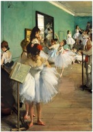 Puzzle Tanečná škola 1000 dielikov, značka Edgard Degas, 1874