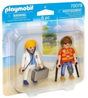 PLAYMOBIL City Life 70079 Duo Pack Lekarka i pacjent SZPITAL figurki