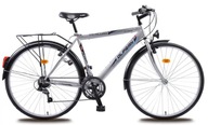 Trekingový bicykel Olpran Mercury rám 20 palcov koleso 28 " šedá